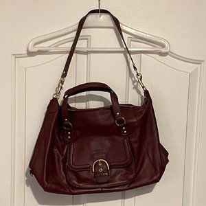 Coach Campbell Large Leather Convertible Satchel - Preowned